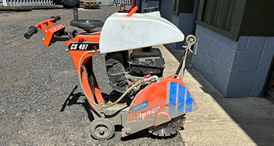 a steel saw used for construction